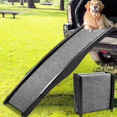 Imagem de 152 * 40 cm, Rampa para Cães para Carro, Escada Rampa Leve e Durável Adequada, Escada para Pet, Escadinha para Cachorros