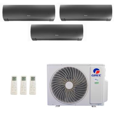 Imagem de Ar-Condicionado Multi Split Inverter Gree 30.000 (2x Evap HW 12.000 + 1x Evap HW 18.000) Quente/Frio 220V