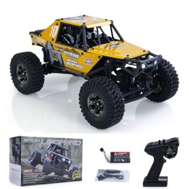 Imagem de wheelfun 1/24 4x4 UdiRC UCX2405PRO RC Rock Crawler Model Brushless Motor ESC Radio Controlled Off-Road Vehicles RTR Car Battery(Yellow)