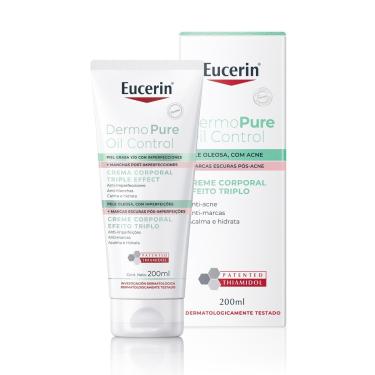 Imagem de Creme Corporal Antiacne Eucerin Dermo Pure Oil Control Efeito Triplo 200ml