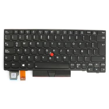 Imagem de LeFix Teclado de substituição retroiluminado em espanhol latino compatível com Lenovo Thinkpad X13 Gen 1, L13 Gen 2, L13 Yoga Gen 1 Laptop Notebook, cor preta