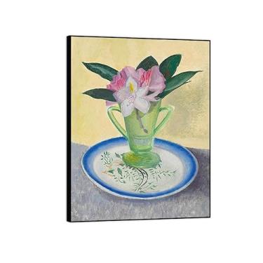 Imagem de LXURY Pintura famosa em tela - Still Life with Flowers-Wall Art Canvas Prints-Canvas Picture Reprodutions Ready to Hang-Artwork Poster 60x80cm24x31Inch Black Frame