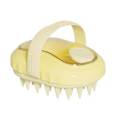 Imagem de Esfoliador de Couro Cabeludo | Escova De Shampoo | Pente de Banho para Esfoliação Profunda e Massagem Capilar Uso Úmido ou Seco Casa Banheiro Viagem