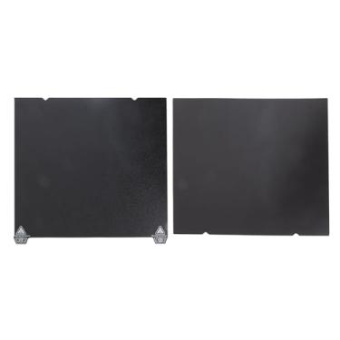 Imagem de Double Side Texture PEI Construir Placa Primavera Folha de Aço com Base Magnética Macia Parafuso Buraco Compatível com Máximo K1 Impressoras 3D Resistência a Alta Temperatura Até