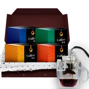 Imagem de Café Especial Em Sachê Coffee Mais DRIP Coffee 100% Arábica - Torra Média - 4 x Caixa com 10 Unidades