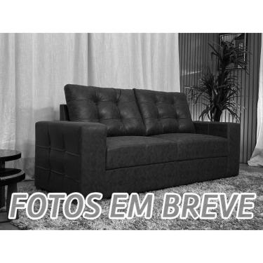 Imagem de Sofá 3 Lugares Living Corino Vinho Miami