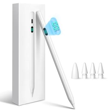 Imagem de Aspaper Caneta Stylus para iPad 2025-2018 com tela digital de carregamento rápido, lápis de alta precisão para iPad 10/9/8/7/6, 11th A16, Air 11/13 polegadas M2/M3, Pro 11/13 polegadas M4, Pro 12.9