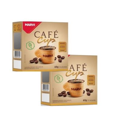 Imagem de Kit 02 caixas Xícara Casquinha com Chocolate Café Cup c/12