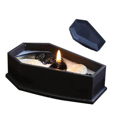 Imagem de Velas De Soja | Decoração Gótica Vintage Para Casa No - Centro De Mesa Cofre Para Festas De Aniversário E Halloween