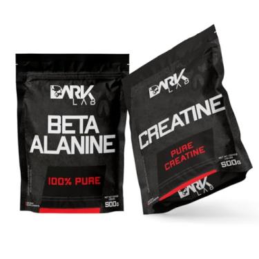 Imagem de Kit Creatina Monohidratada Pura 500g + Beta Alanina Pura 500g, Dark Lab, 100% Pura, Potencial de Treino