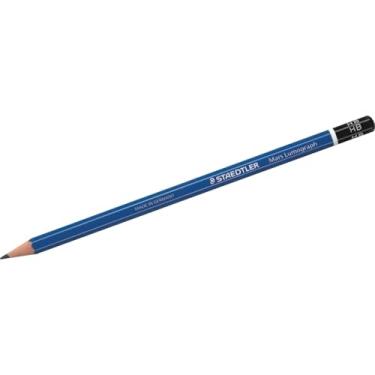 Imagem de STAEDTLER Lápis Grafite Mars Lumograph 1 Unidade - 100-H - Lápis Profissional Para Desenho Artístico Com Grafite de Alta Resistência e Madeira Certificada PEFC