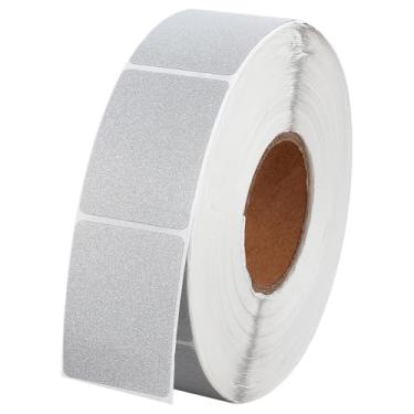 Imagem de BENECREAT 800 peças de etiquetas térmicas, etiqueta térmica direta à prova d'água de 3,8 cm x 3,5 cm, adesivos térmicos autoadesivos para endereço, data, códigos de barras, código QR, design de