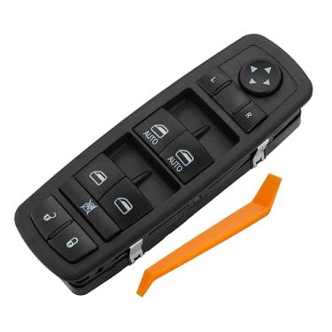 Imagem de ZAPOSTS Interruptor de janela elétrica serve para Jeep Grand Cherokee 2011-2013, Dodge Durango 2011. Interruptor mestre vidrios da porta de controle lateral do motorista. Substituir: 68030823AE