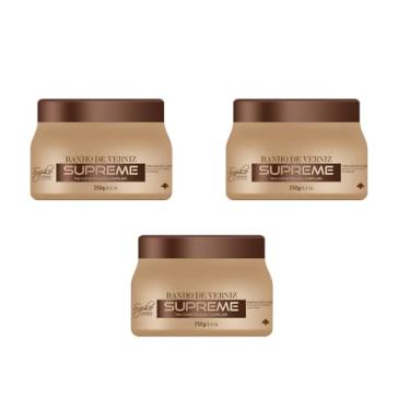 Imagem de Kit 3 Máscaras de Reconstrução Capilar, Banho de Verniz 4D, 250g Cada