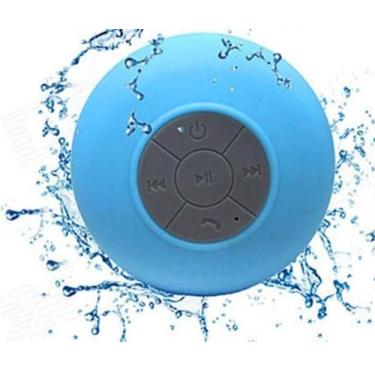 Imagem de Caixa de som Bluetooth a prova D agua AZUL - Ukimix, Caixa de som blue