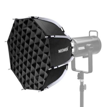 Imagem de Softbox Neewer octogonal de 18/45 cm com grade e bolsa Honeycomb