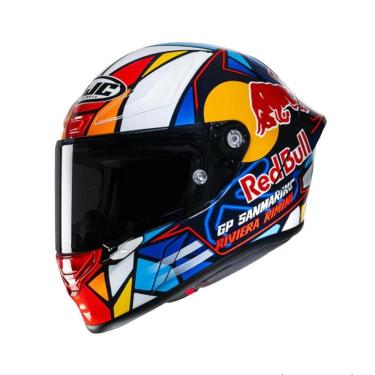 Imagem de Capacete Hjc Rpha 1 Red Bull Misano Azul Verm Amare 56