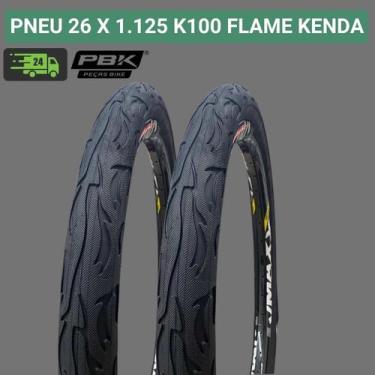 Imagem de Pneu Kenda Flame Aro 26 Par de Pneu Kenda Flame Aro 26 X 2.125 K1008A 