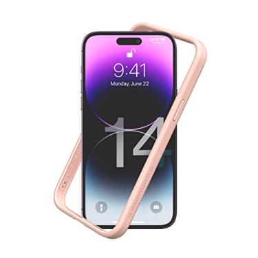 Imagem de RHINOSHIELD Capa bumper compatível com [iPhone 14 Pro Max] | CrashGuard NX - Capa protetora de design fino absorvente de choque 3,5 m / 3,4 m proteção contra quedas - rosa