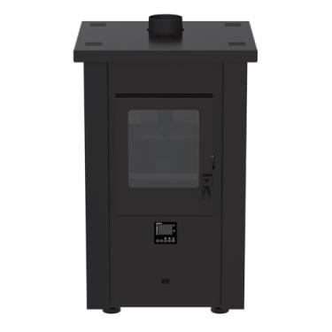 Imagem de CALEFATOR A PELLETS VULCANO PRETO FOSCO 220 V