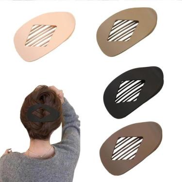 Imagem de Clipes de cabelo Duckbill Treayes Simple Elegant para mulheres, 4 peça