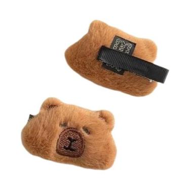 Imagem de Tiara De Pelúcia Macia E Divertida Com Formato De Crânio De Capivara P