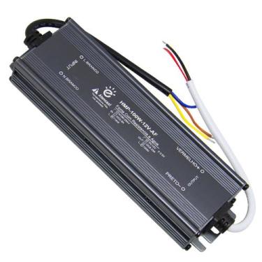 Imagem de Fonte Embralumi Driver Reator 12V Blindada IP67 100W Potência Real 8A 