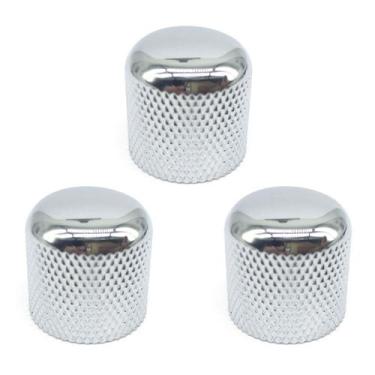 Imagem de Kit 3 Knob de metal guitarra baixo GOTOH VK1 18 C Cromado