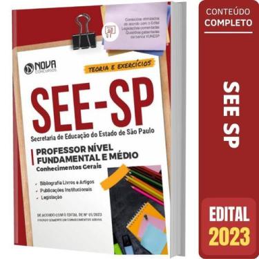 Imagem de Apostila See Sp - Professor De Ensino Fundamental E Médio - Nova Concu