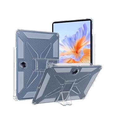 Imagem de Capa transparente para OnePlus Pad e Oppo Pad 2/3 Tablet 11,61 polegadas, capa transparente leve com suporte e suporte para caneta, TPU flexível à prova de choque