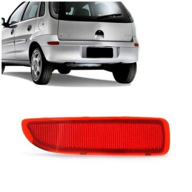 Imagem de Refletor Parachoque Traseiro Corsa Hatch 2003 2004 2005 2006 2007 2008