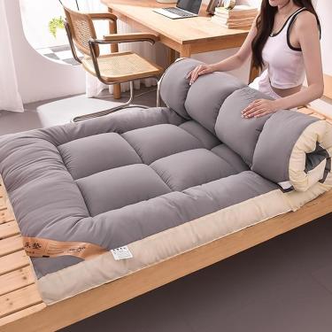 Imagem de Colchão Futon Confortável Acolchoado Colchão De Chão Japonês Cama Acolchoada Colchão Topper Extra Grosso Dobrável Almofada De Dormir Respirável Espreguiçadeira De Pi, 02, 180x200cm