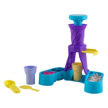 Imagem de Massinha de Areia Estação de Sorvete Kinetic Sand - com Acessórios Sun
