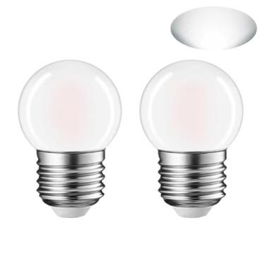 Imagem de Tsunetani Lâmpada LED G40 Filamento Mini Globo Frigorífico Lâmpadas 3W Equivalente a 25 Watt Incandescente - Base Média E26 5000K Luz do dia para Eletrodoméstico, Ventilador de Teto, Banheiro Lâmpada