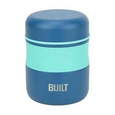 Imagem de Built Lancheira térmica de 293 ml – Recipiente de aço inoxidável para viagem com tampa resistente a vazamentos e base de silicone – Pote de lanche portátil reutilizável para crianças, adultos em