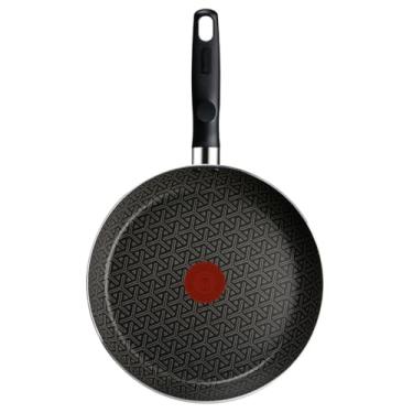 Imagem de Frigideira Rochedo Robusta Grafite 24cm com Antiaderente Resist 3X, Reforçado com Partículas Minerais, Alta Espessura, Base Limpa Fácil e Thermo-Sinal