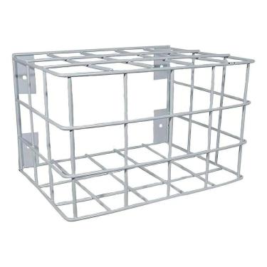 Imagem de 2X Grade De Proteção Tipo Gaiola Branca Quadrada Para Câmera