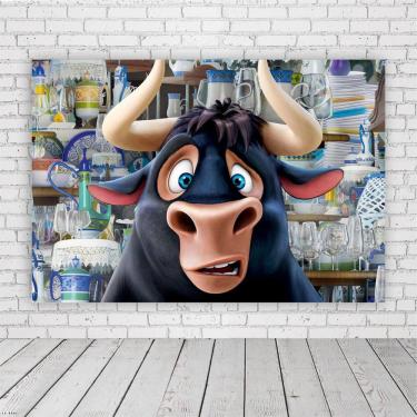 Imagem de Painel Retangular Touro Ferdinando 1,,5X1,0M Lona Fosca