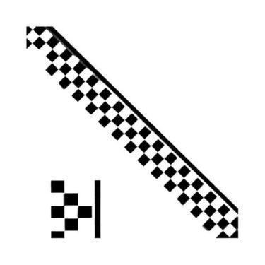 Imagem de Adesivos Impermeáveis Para Motocicleta De 50CM, Faixas Para Tanque De 