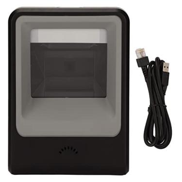 Imagem de Yunir 1d 2d Scanner de Código de Barras, Alacrity Qr Scanner Omnidirecional de Código de Barra de Compra de Mesa, Capture Códigos de Barras da Tela de Telefone Celular