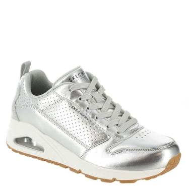 Imagem de Skechers Tênis feminino Uno-Metallixs, Prata metálica, 41