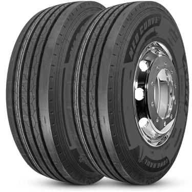 Imagem de Kit 2 Pneu 295/80R22.5 XBRI 152/149M 18PR TL Neo Curve P1