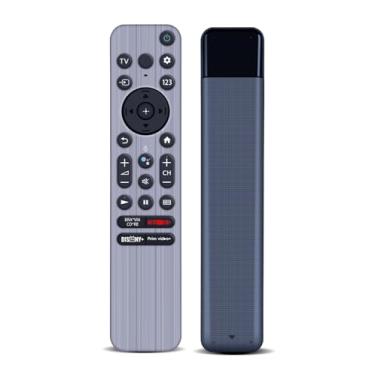 Imagem de Controle remoto de voz de substituição RMF-TX900U compatível com Sony TV KD-43X72K KD-43X73K KD-43X80K KD-43X81K KD-43X82K KD-43X85K KD-43X89K KD-50X72K KD-50X73K Substituição com Netflix PrimeVideo