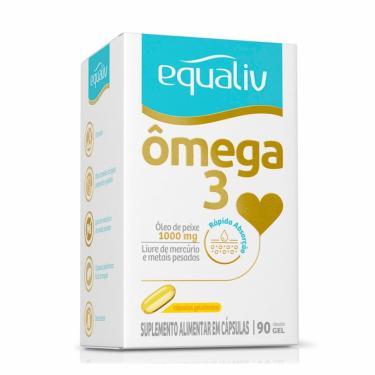 Imagem de Suplemento Alimentar Equaliv Ômega 3 90 Cápsulas