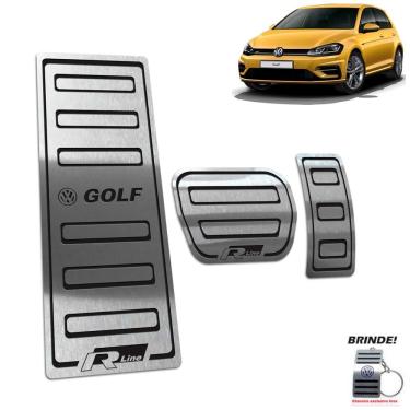 Imagem de Descanso + Pedaleira Automático  Golf R-line 2018 2019 Preto