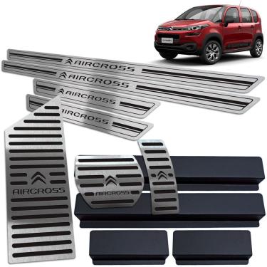 Imagem de Soleira Pedaleira Descanso Aircross 2017 A 2020 Preto Auto