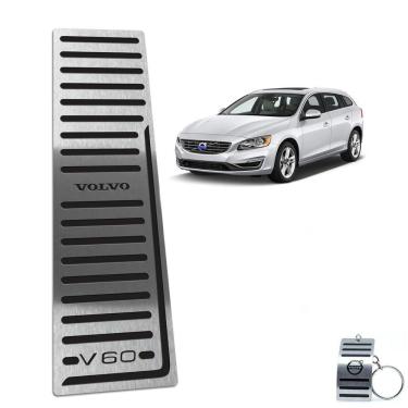 Imagem de Descanso de Pé Em Aço Inox Preto Volvo V60 2012 A 2018