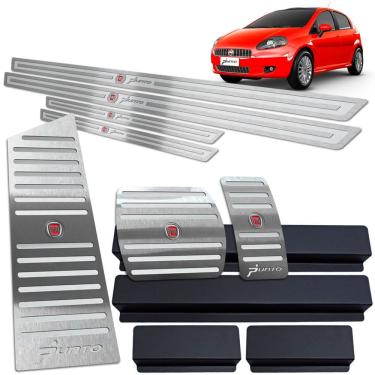 Imagem de Descanso Soleira Pedaleira Automático Prata Punto 2007 2012