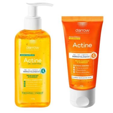 Imagem de Kit 1 Actine Oil Control Gel de Limpeza Pele Mistas a Oleosas 140g