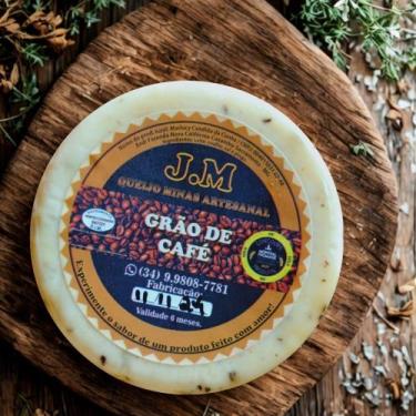 Imagem de Queijo j.m meia cura com grãos de café, 300g/350g
